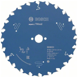 Disc pentru fierastrau circular Bosch Expert for Wood 190x2 6/1 6x20mm 24T 