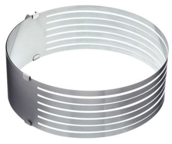 Feliator reglabil pentru tort marca Ibili otel inoxidabil 24-30/8.5 cm argintiu 