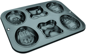Forma prajituri Easter Ibili-Crous aluminiu 26x34.5 cm negru