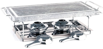Grill Ibili-Oriente Medio marmura/otel inoxidabil 37x18 cm argintiu/gri 