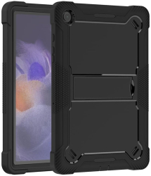 Husa pentru Samsung Galaxy Tab A9 Plus + Folie - Techsuit Rugged TabShell - Black