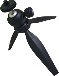 Mini Trepied Profesional Cap cu bila rotativa pentru Camera Foto & Video sau Vlogging Negru 