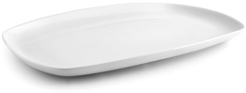 Platou servire Ibili-Castilla Blanco portelan 30x19.5x2.9 cm alb 
