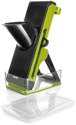 Razatoare tip mandolina verticala Ibili-Easycook otel inoxidabil/plastic 17.2x11.3x5.2 cm negru/verde 