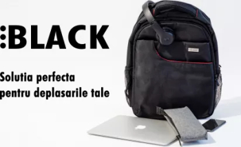Rucsac laptop si tableta Mobile Tuning 16 inch antisoc negru 