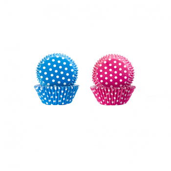 Set 100 forme de briose Ibili hartie 7.5x3.5 cm multicolor 