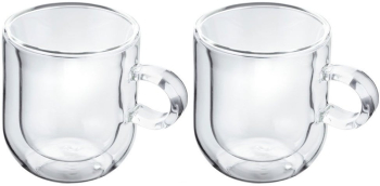 Set 2 cesti espresso Judge sticla borosilicata 9x6x7 cm transparent 