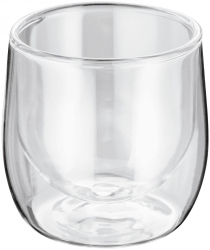 Set 2 pahare Judge sticla borosilicata 8x8x8 cm transparent