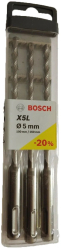 Set 3 burghie Bosch SDS Plus 7 X5L 5 x 165 mm pentru beton armat 