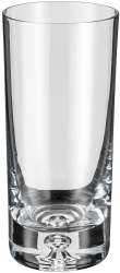 Set 4 pahare servire apa Judge sticla 7x15.5 cm transparent 