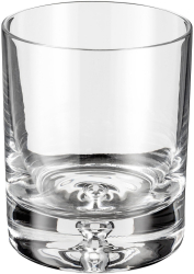 Set 4 pahare servire whisky Judge sticla 8x10 cm transparent 