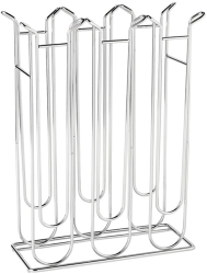 Suport 36 capsule cafea Ibili-Helens otel cromat 24x9.5x32 cm argintiu 