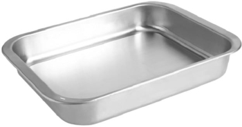 Tava copt Ibili-iChef otel inoxidabil 18/10 39.5x28x5.7 cm argintiu 