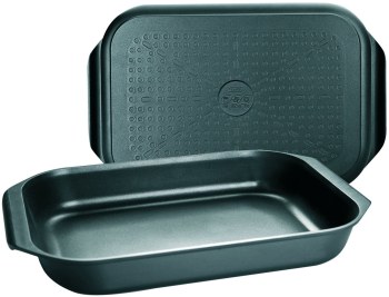 Tava Ibili-Induplus aluminiu 40x26x6.5cm negru 