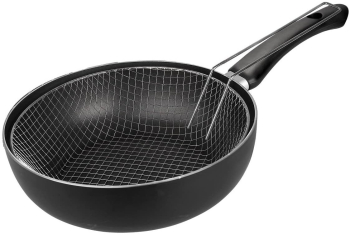 Tigaie si cos Ibili-Inducta aluminiu 24x7.6 cm argintiu/negru 