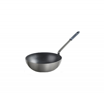 Tigaie wok prefesionala Ibili-Titanio Chef aluminiu 30x9.5 cm argintiu/albastru 