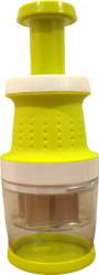 Tocator legume Ibili-Kitchen Aids otel inoxidabil/plastic/silicon 8.7x23 cm alb/verde