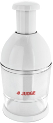 Tocator legume manual Judge platic/otel inoxidabil 10x22 cm alb 