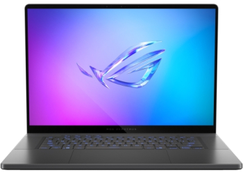 Laptop gaming ASUS ROG Zephyrus G16 Intel Core Ultra 9 285H 64GB LPDDR5X 1TB SSD GeForce RTX 5080 16GB OLED 2.5K 240Hz G-Sync No OS Gray 