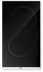 Plita incorporabila vitroceramica LDK 2VBK 2 zone de gatit Timer Blocare acces Negru