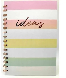 Agenda A5 cu spirala Rose Gold 