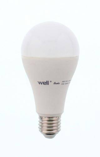 Bec cu LED A65 E27 15W 230V lumina calda Basic Well 