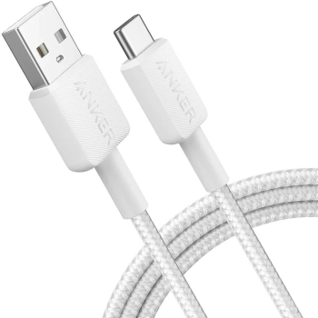 Cablu Anker 322 USB-A USB-C 1.8m alb 