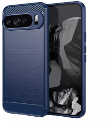 Husa pentru Google Pixel 9 Pro XL - Techsuit Carbon Silicone - Blue 