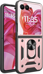 Husa pentru Motorola Razr 50 Ultra - Techsuit CamShield Series - Rose Gold 