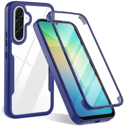 Husa pentru Samsung Galaxy A26 5G + Folie - Techsuit ColorVerse 360 Series - Blue 
