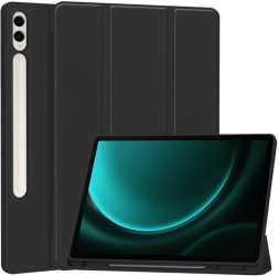 Husa pentru Samsung Galaxy Tab S9 FE Plus - Techsuit Flex Trifold - Black 