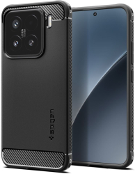 Husa pentru Xiaomi 15 - Spigen Rugged Armor - Black 