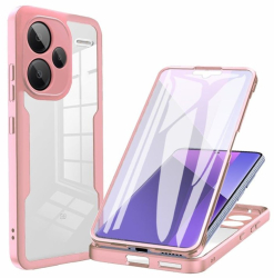 Husa pentru Xiaomi Redmi Note 13 Pro+ 5G + Folie - Techsuit ColorVerse 360 Series - Pink 