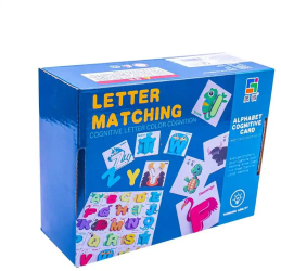 Joc educativ de asociere litere multicolor