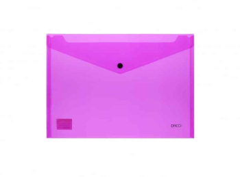 Mapa plastic plic cu capsa A4 Daco Mov Neon 
