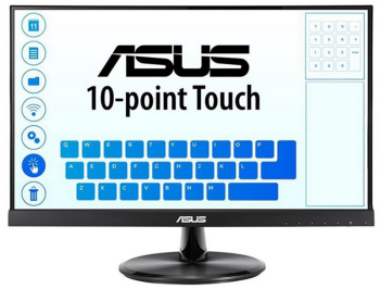 Monitor LED IPS ASUS 21.5 10-point Touch Monitor HDMI Flicker free Low Blue Light TUV certified Negru VT229H 