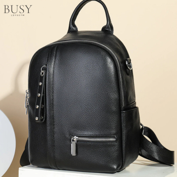 Rucsac dama piele naturala Eclisse Negru 