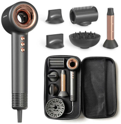 Uscator Profesional Lansam Pro LS6001 cod culoare G 5 accesorii incluse si geanta de transport customizata 5 trepte de caldura 4 trepte