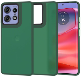 Husa pentru Motorola Edge 50 Pro - Techsuit HaloFrostA Series - Midnight Green 