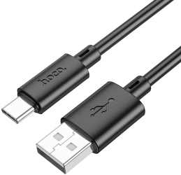 Cablu de date si incarcare Hoco X88 USB la USB-C 3.0A 1m Negru 
