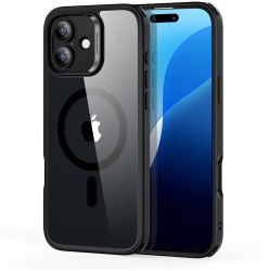 Husa pentru iPhone 16 Plus - ESR Classic Hybrid HaloLock - Clear Black 