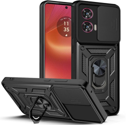 Husa pentru Motorola Edge 50 Fusion - Techsuit CamShield Series - Black 