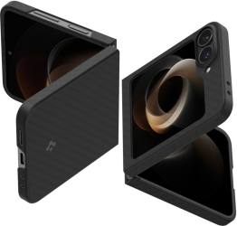 Husa pentru Samsung Galaxy Z Flip6 - Spigen Air Skin - Aramid Black 