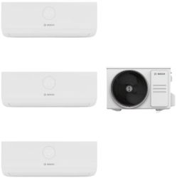 Aparat de aer conditionat multisplit Bosch cu doua unitati interne Climate 3000i 9000 BTU si una de 12000 BTU Unitate externa 27000 BTU 