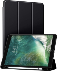 Husa pentru iPad Air 10.5 2019 / iPad Pro 10.5 2017 - Techsuit Flex Trifold - Black 