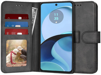 Husa pentru Motorola Moto G14 - Techsuit Diary Book - Black 