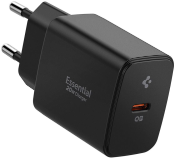 Incarcator pentru Priza 20W Type-C GaN Fast Charging - Spigen Essential EE201EU - White 