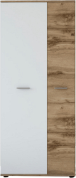 Dulap stejar Wotan / alb IRIA 2D A Sani 80 x 35 x 190 cm