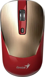 Mouse Optic Genius NX-7125 USB Wireless Gold-Red mouse