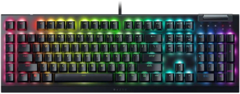 Tastatura mecanica gaming BlackWidow V4 X (Green Switch) layout US taste ABS layout US cu 6 butoane customizabile negru